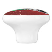 休日おもしろい（かわいい犬） セラミックノブ (側面)