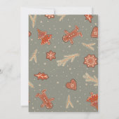 休日お祝い招待状カード 招待状 (裏面)