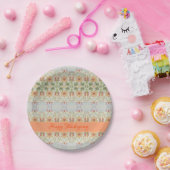 休日かわいらしスタイル紙プレート ペーパープレート (パーティー)