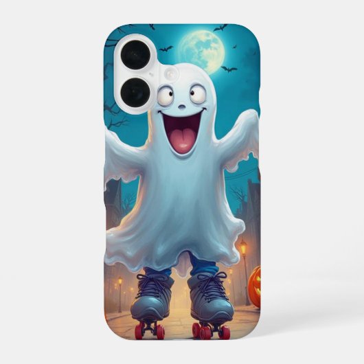休日がやってくる！ハロウィン、著者ナターシャ iPhone 16ケース (裏面)