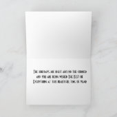 ***休日が過ぎ去るのまわりにと幸せ*** カード (内部)