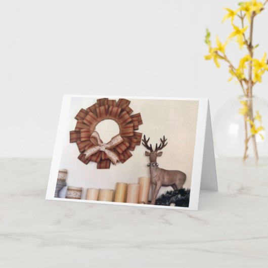 ***休日が過ぎ去るのまわりにと幸せ*** カード (黄色い花)