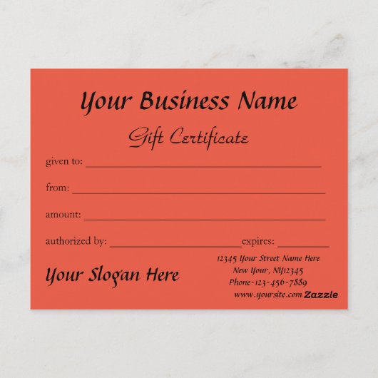 休日きらめく灯のギフト券 ポストカード (裏面)