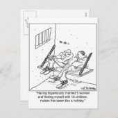 休日として刑務所 シーズンポストカード (正面/裏面)