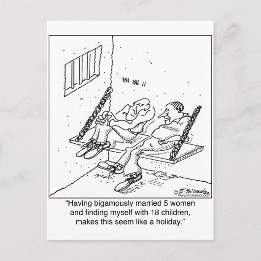 休日として刑務所 シーズンポストカード (正面)