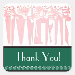 休日とアールデコ スクエアシール