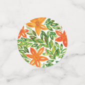 休日と手の絵を描花咲き コンフェッティ (スモール正面)