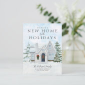 休日に引っ越しの新しい家がある 案内ポストカード (スタンド正面)