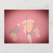 休日のおもしろい挨拶 ポストカード (裏面)