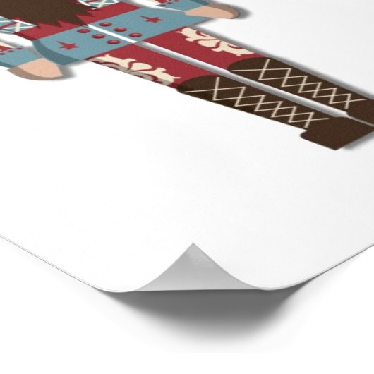 休日のくるみ割り人形が行くポスター ポスター (角)