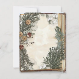 休日のご挨 シーズンカード