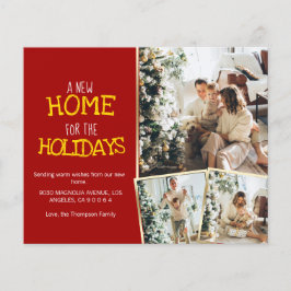 休日のための新しい家を予算Red写真の移動