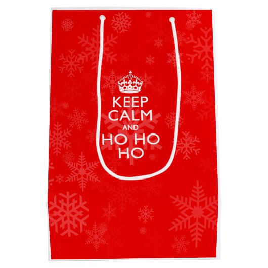 休日のための穏やかなことわざを全く保って下さい ミディアムペーパーバッグ (裏面)