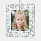 休日のつる植物写真 セラミックオーナメント (左)