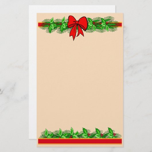 休日のひな形 便箋 (正面/裏面)