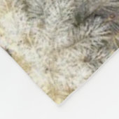 休日のウェルシュコーギーの子犬 フリースブランケット (角)