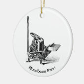 休日のオーナメントとパイロットレタープレステーマ セラミックオーナメント (左)