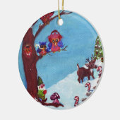 休日のオーナメントのための格言 セラミックオーナメント (左)