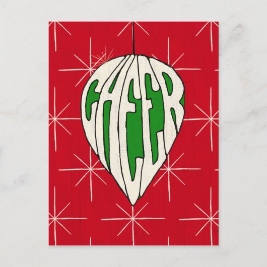 休日のオーナメントの応援 シーズンポストカード (正面)