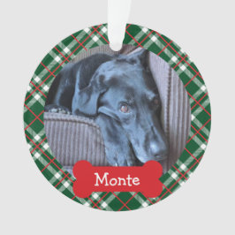 休日のオーナメントの格子縞ペット2 オーナメント