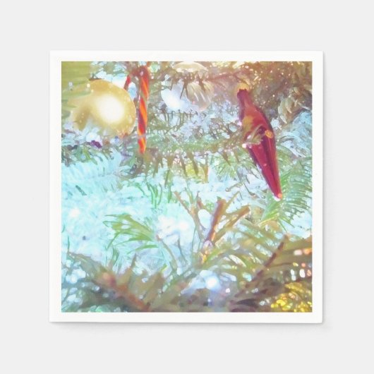 休日のオーナメントインザライト スタンダードカクテルナプキン (正面)