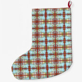 休日のオーナメントインザライト ラージクリスマスストッキング (裏面)