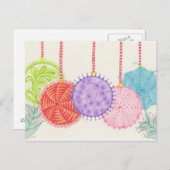 休日のオーナメント シーズンポストカード (正面/裏面)