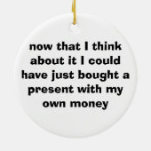 休日のオーナメント セラミックオーナメント (裏面)