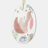 休日のオーナメント セラミックオーナメント (左)