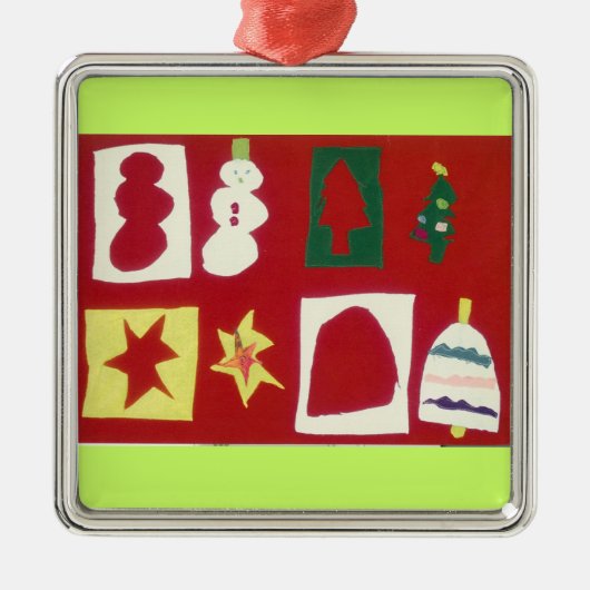 休日のオーナメント メタルオーナメント (正面)