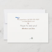 休日のオープンハウス: 招待 招待状 (裏面)