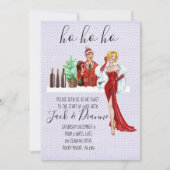 休日のカクテルパーティー 招待状 (正面)