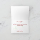 休日のカクテルパーティー 招待状 (内部)