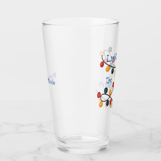 休日のガラスのタンブラーを点灯させる タンブラーグラス (右)