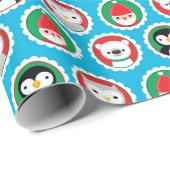 休日のキャラクターのギフト用包装紙 ラッピングペーパー (ロールコーナー)