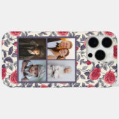 休日のギフトに最適なバラのフォトコラージュiPhoneケース Case-Mate iPhoneケース (裏面 (横))