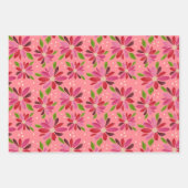 休日のギフトラップのトリオ ラッピングペーパーシート (正面2)