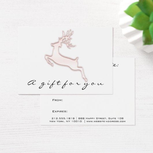 休日のギフト証明書メイクアップヘア爪、 ネイルドリンク (デスク)