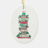 休日のクラシックの積み重ね セラミックオーナメント (裏面)