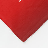 休日のクリスマスくま フリースブランケット (角)