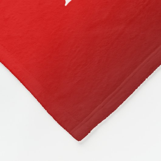 休日のクリスマスくま フリースブランケット (角)