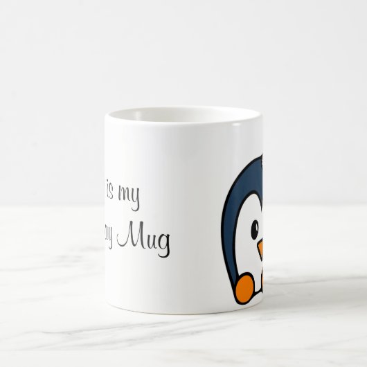 休日のクリスマスのコーヒー・マグ コーヒーマグカップ (中央)