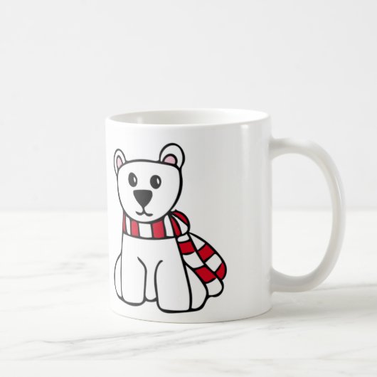 休日のクリスマスのコーヒー・マグ コーヒーマグカップ (右)