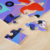 休日のクリスマスのパズルのためのレトロの家 ジグソーパズル (側面)