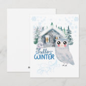 休日のクリスマス シーズンカード (正面/裏面)