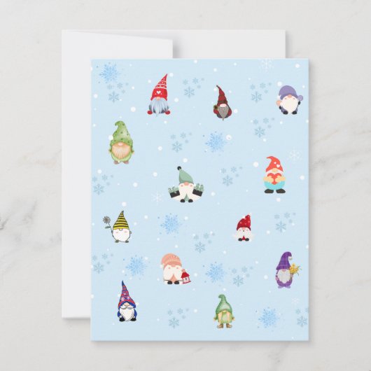 休日のクリスマス シーズンカード (正面)