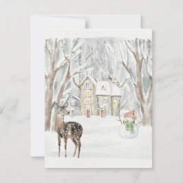 休日のクリスマス シーズンカード