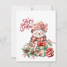 休日のクリスマス シーズンカード