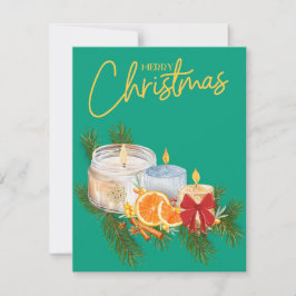 休日のクリスマス シーズンカード