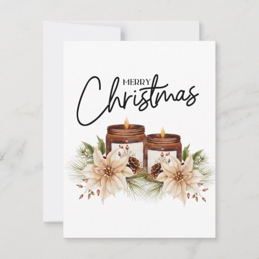 休日のクリスマス シーズンカード (正面)